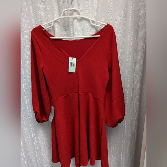 The Vanity Room A-line Red Dress - Picture 2 of 4